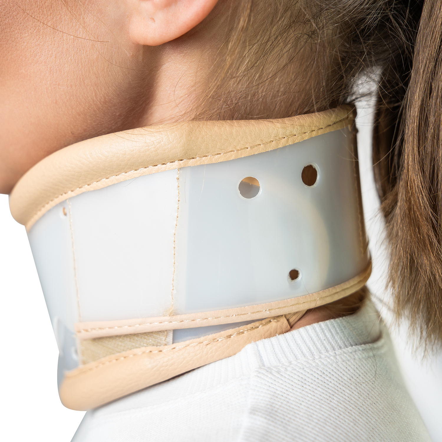 Воротник шейный, регулируемый по длине, пластиковый, премиум-класс