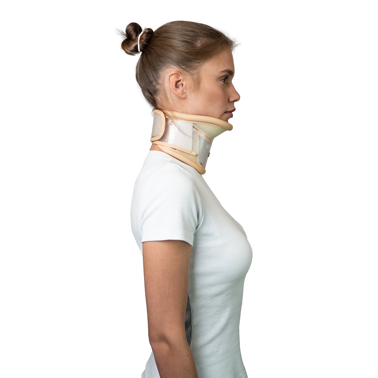 Воротник шейный, регулируемый по длине, с поддержкой подбородка премиум-класс