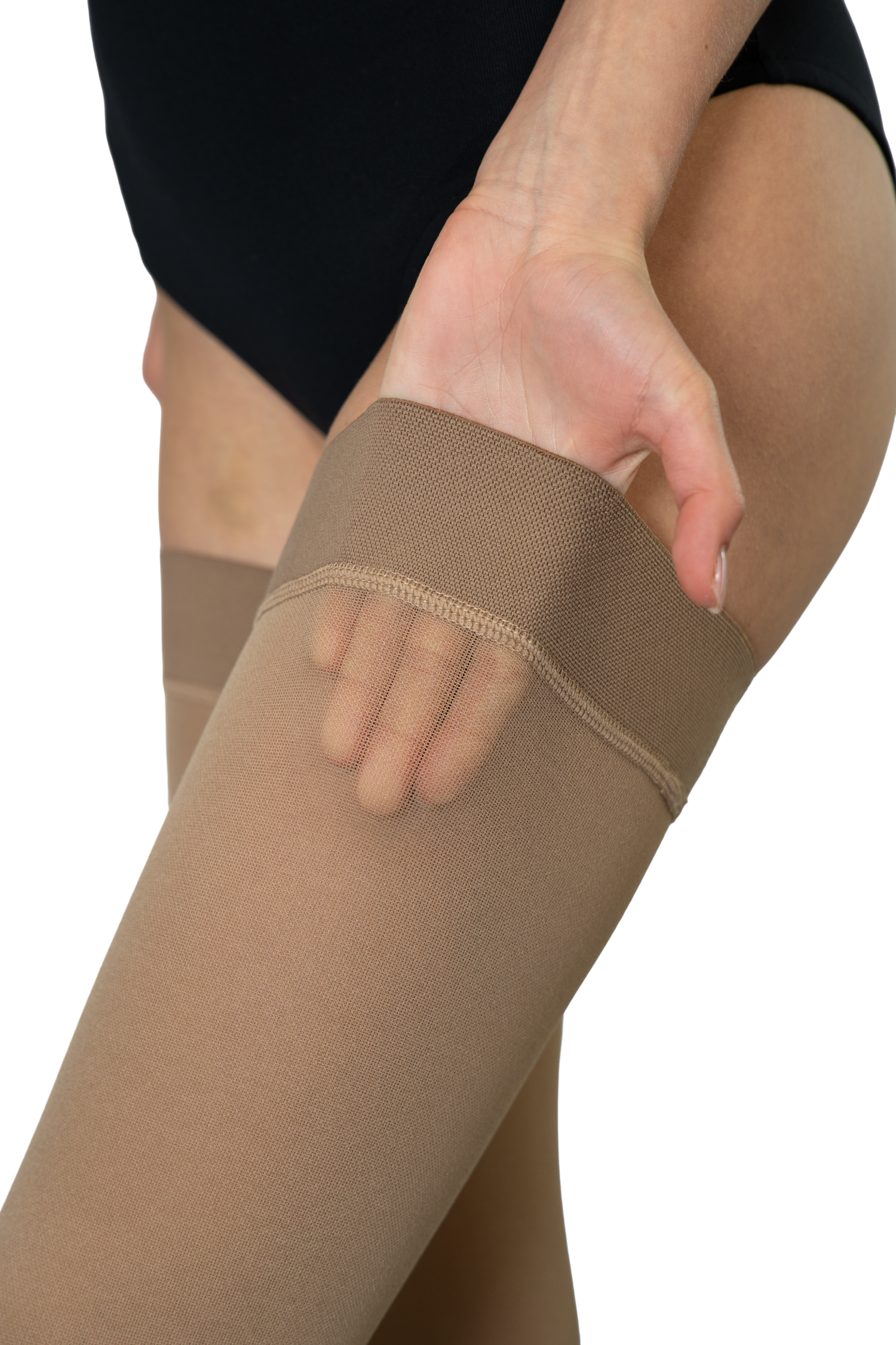 Носки медицинские компрессионные выше колена с закрытым носком ARS11A