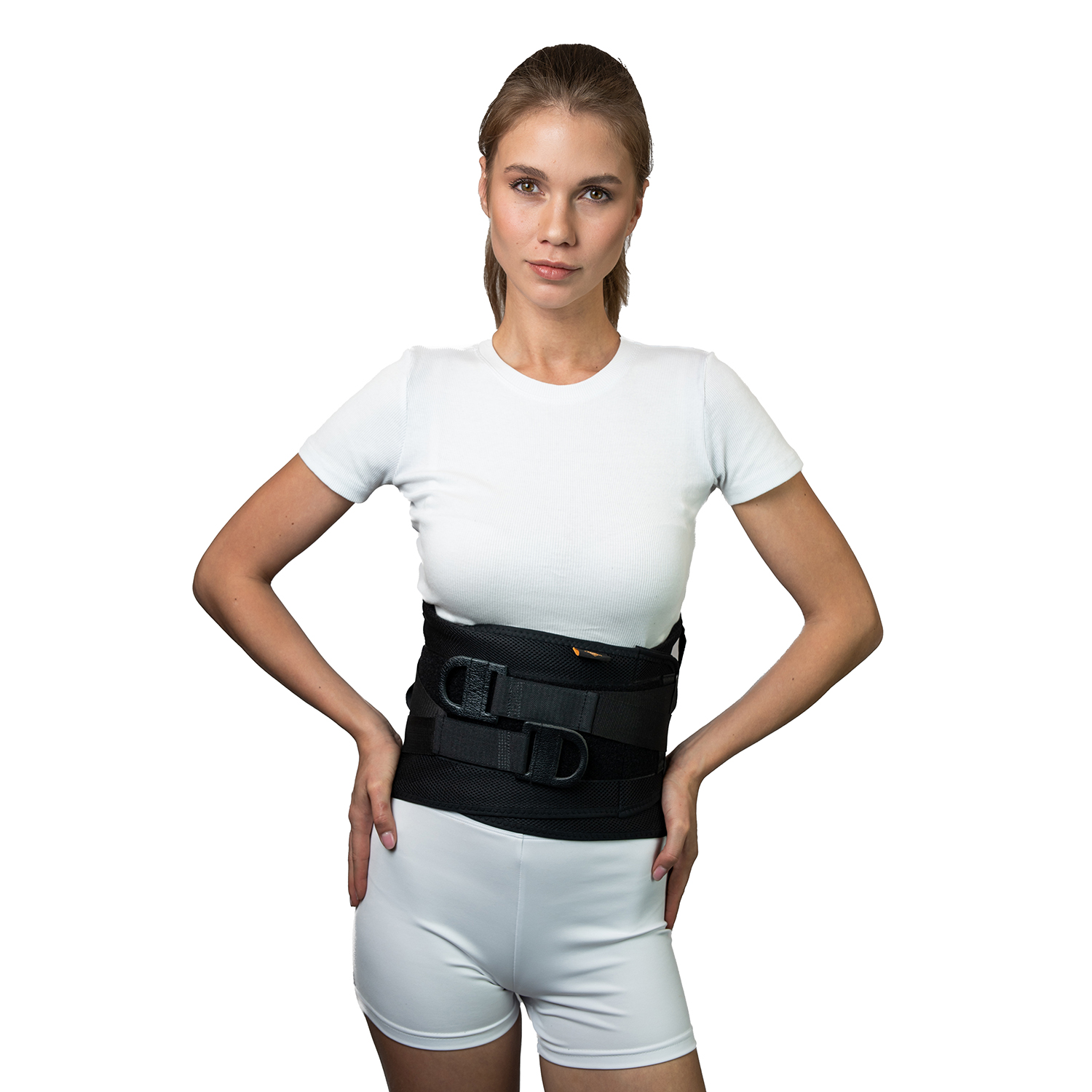 Корсет пояснично-крестцовый, с пластиковой опорой, высота спины 32 см