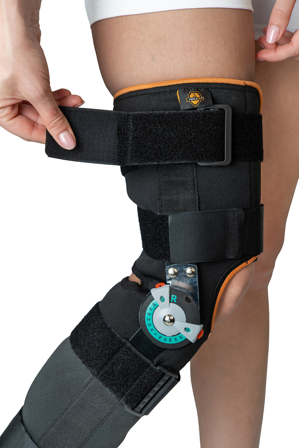 Ортез коленный неопреновый, регулируемый по углу наклона