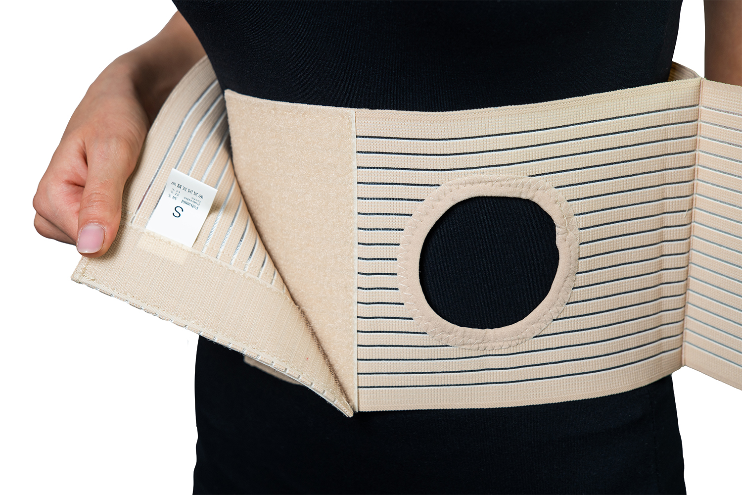 Брюшной бинт для колостомического мешка высотой 16 см