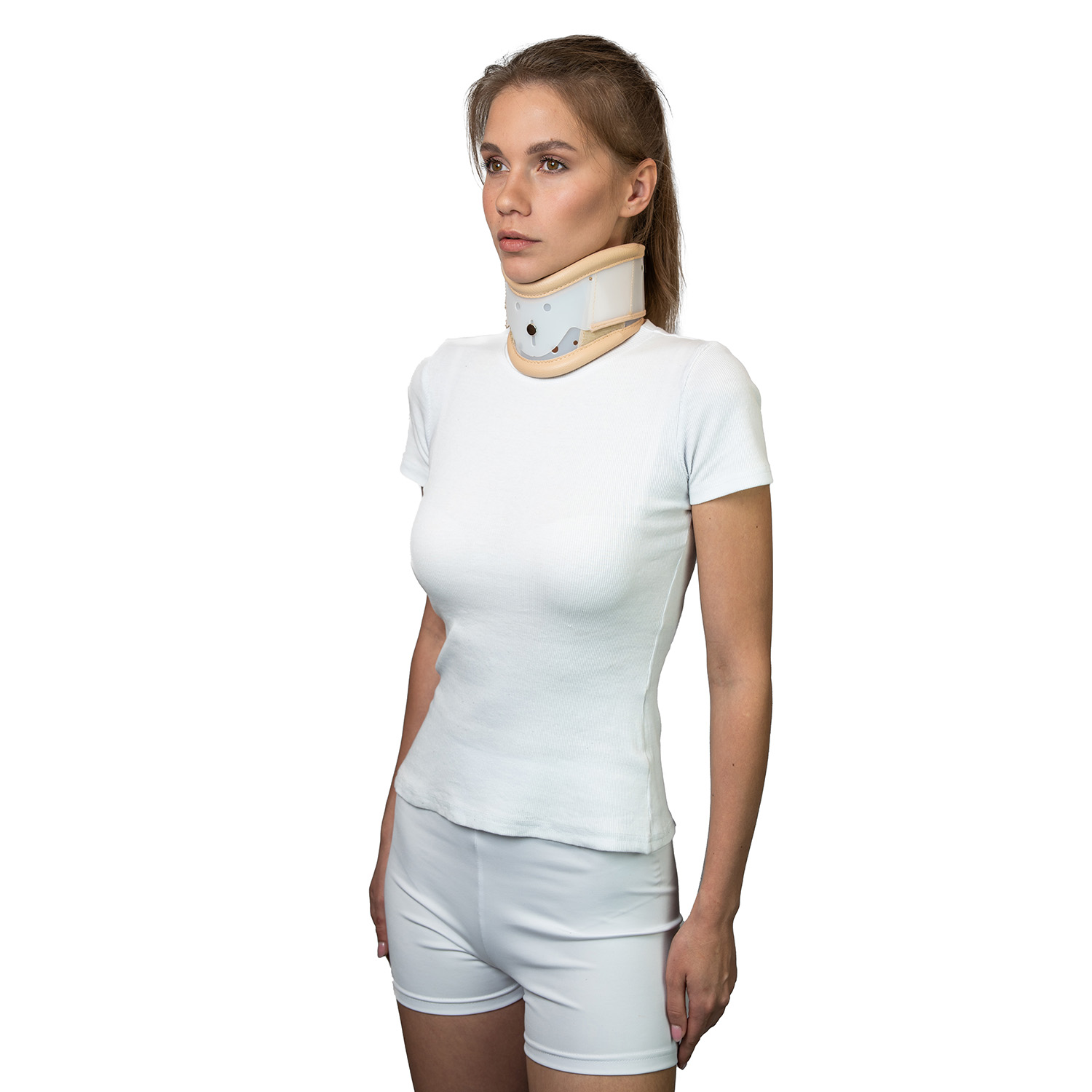 Воротник шейный, регулируемый по длине, пластиковый, премиум-класс