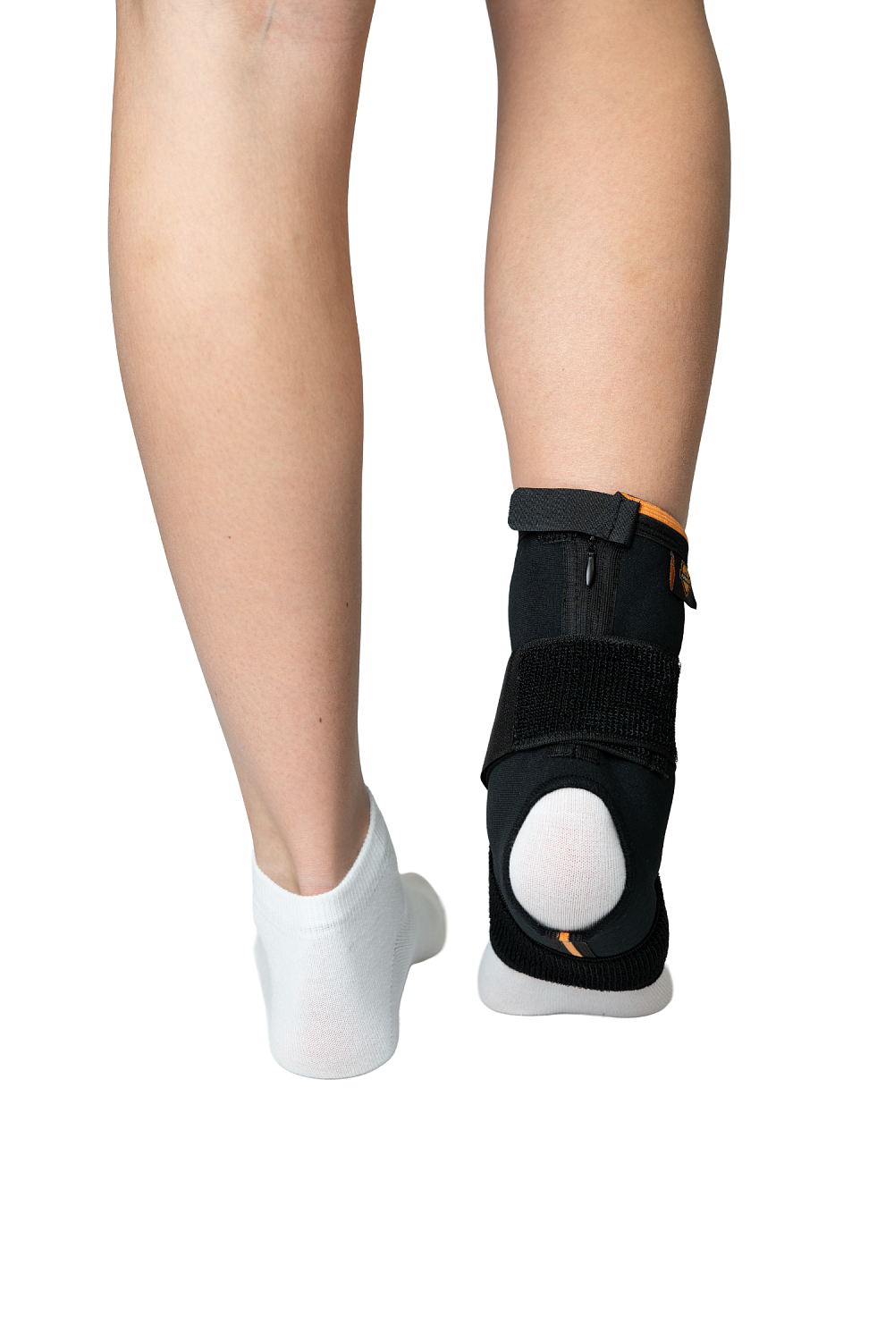 Суппорт лодыжки с защитой лодыжечной подушечки с застежкой-молнией