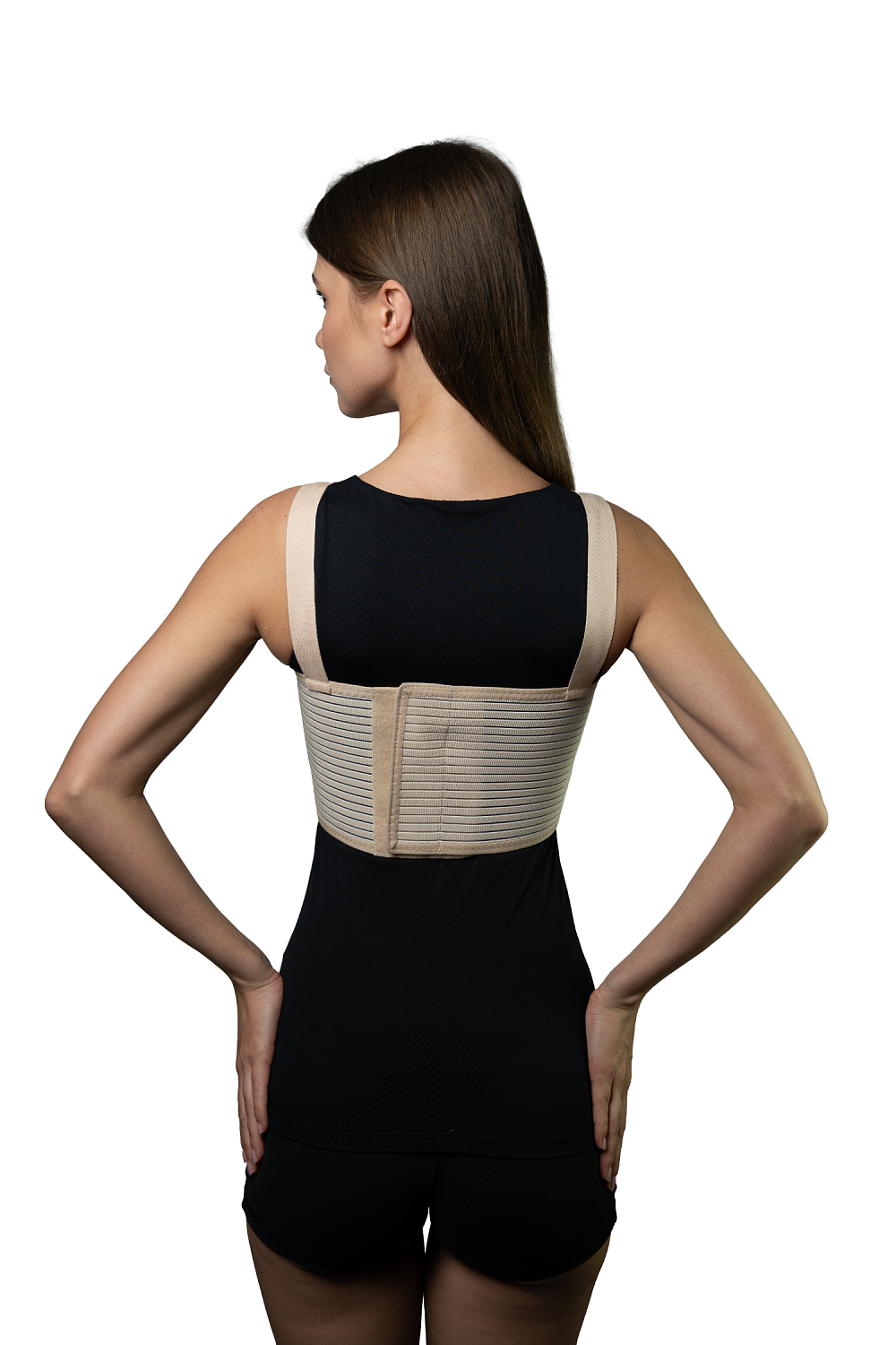 Пояс для грудины с металлическими вставками