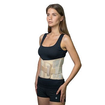 Корсет пояснично-крестцовый с дополнительными поясами, высота спины 26 см