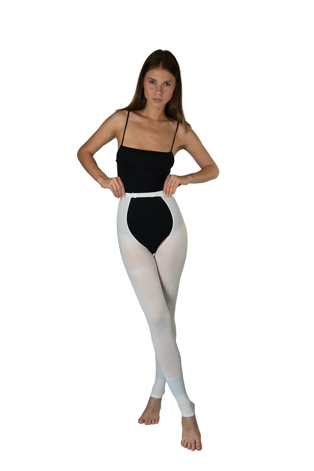 Носки противоэмболические с поясом на талии