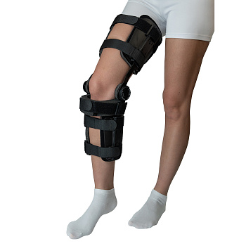 Ортез коленный расширяемый, регулируемый по углу наклона
