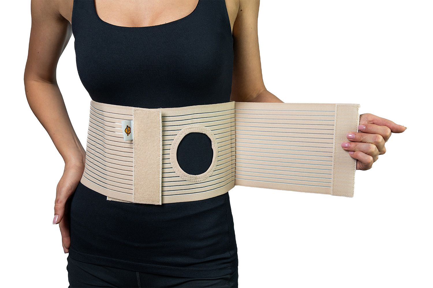 Брюшной бинт для колостомического мешка высотой 16 см