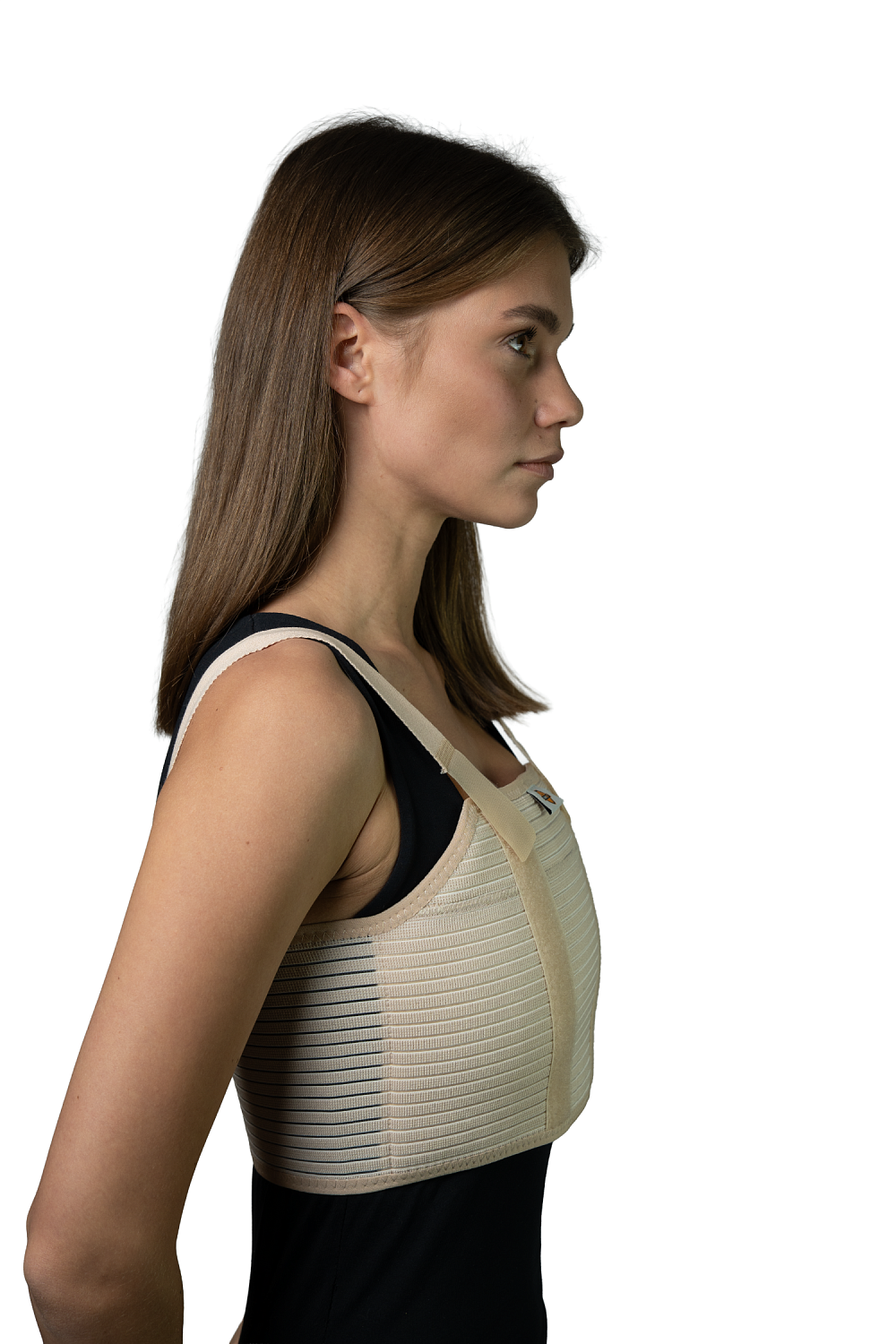 Пояс для грудины с металлическими вставками