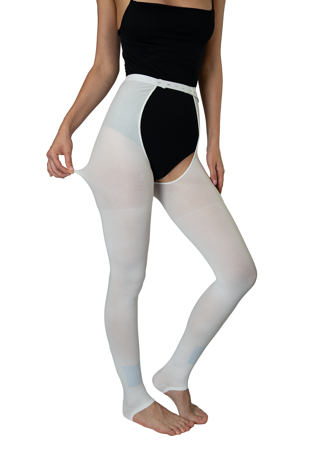 Носки противоэмболические с поясом на талии