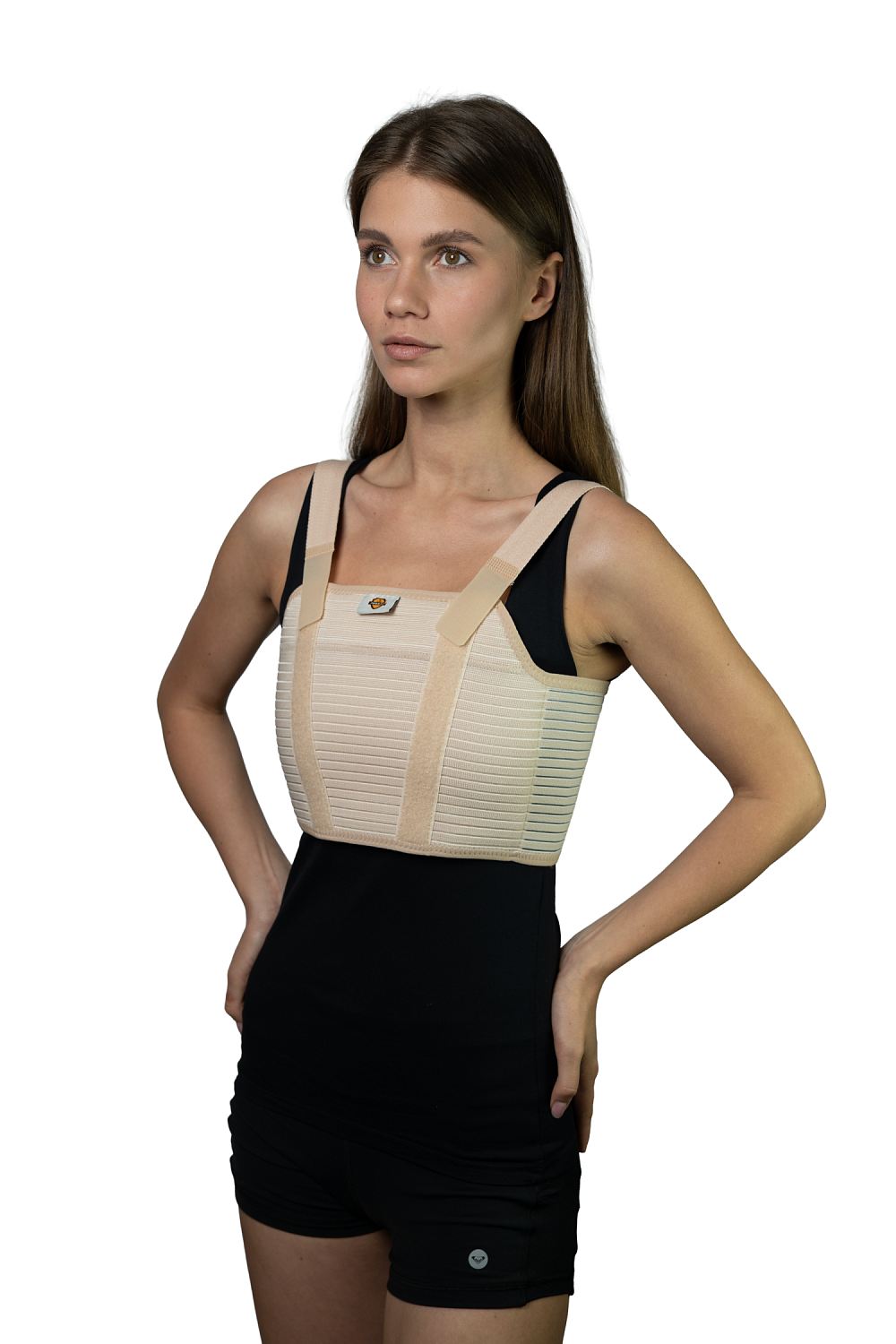 Пояс для грудины с металлическими вставками