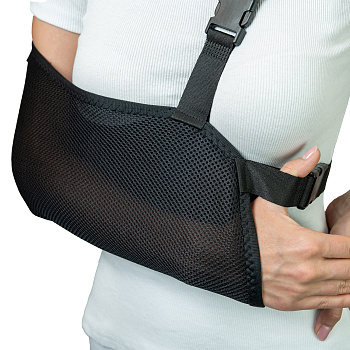 Бандаж базовый на руку, ткань сетчатая