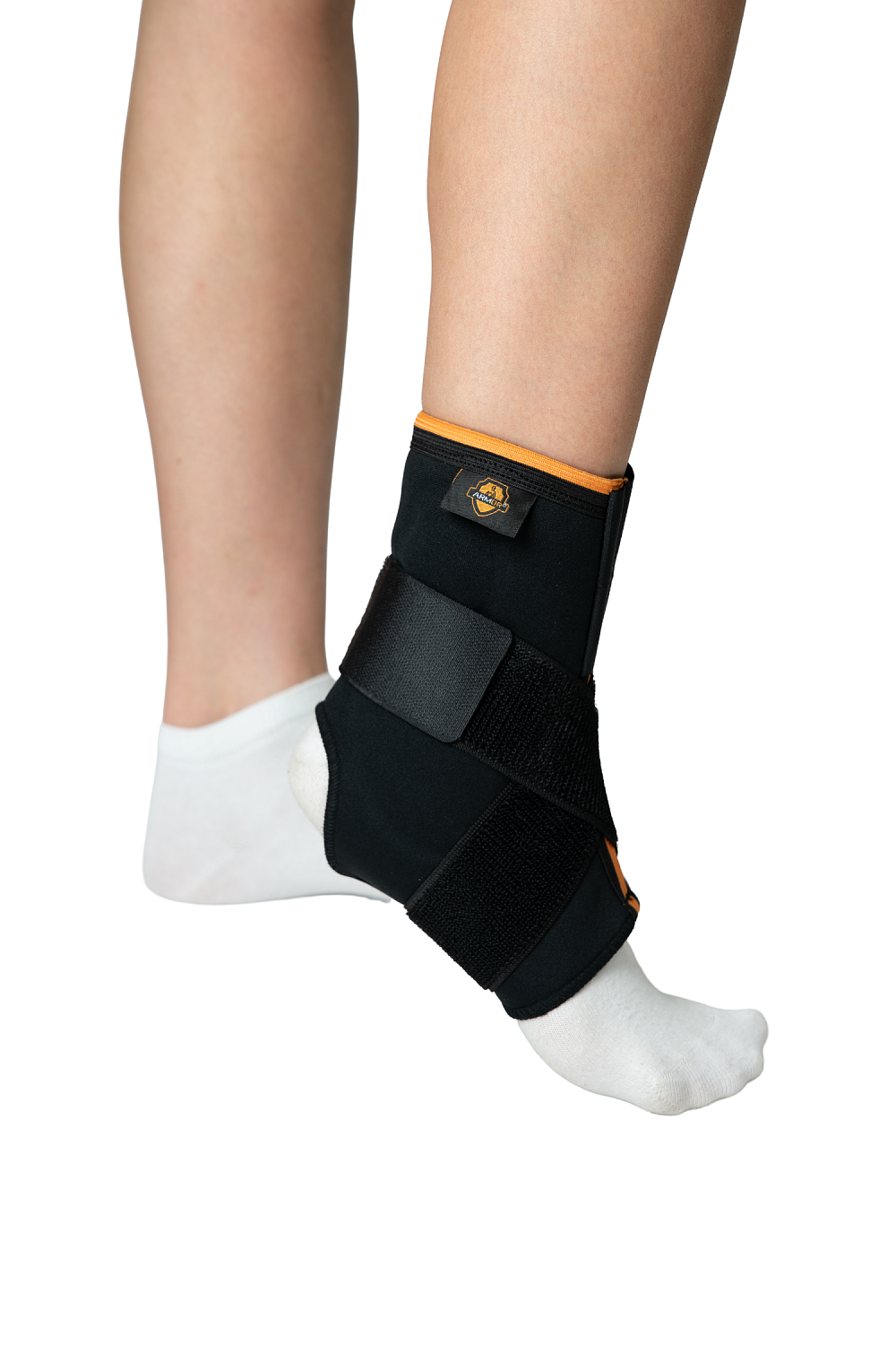 Суппорт лодыжки с защитой лодыжечной подушечки с застежкой на липучке