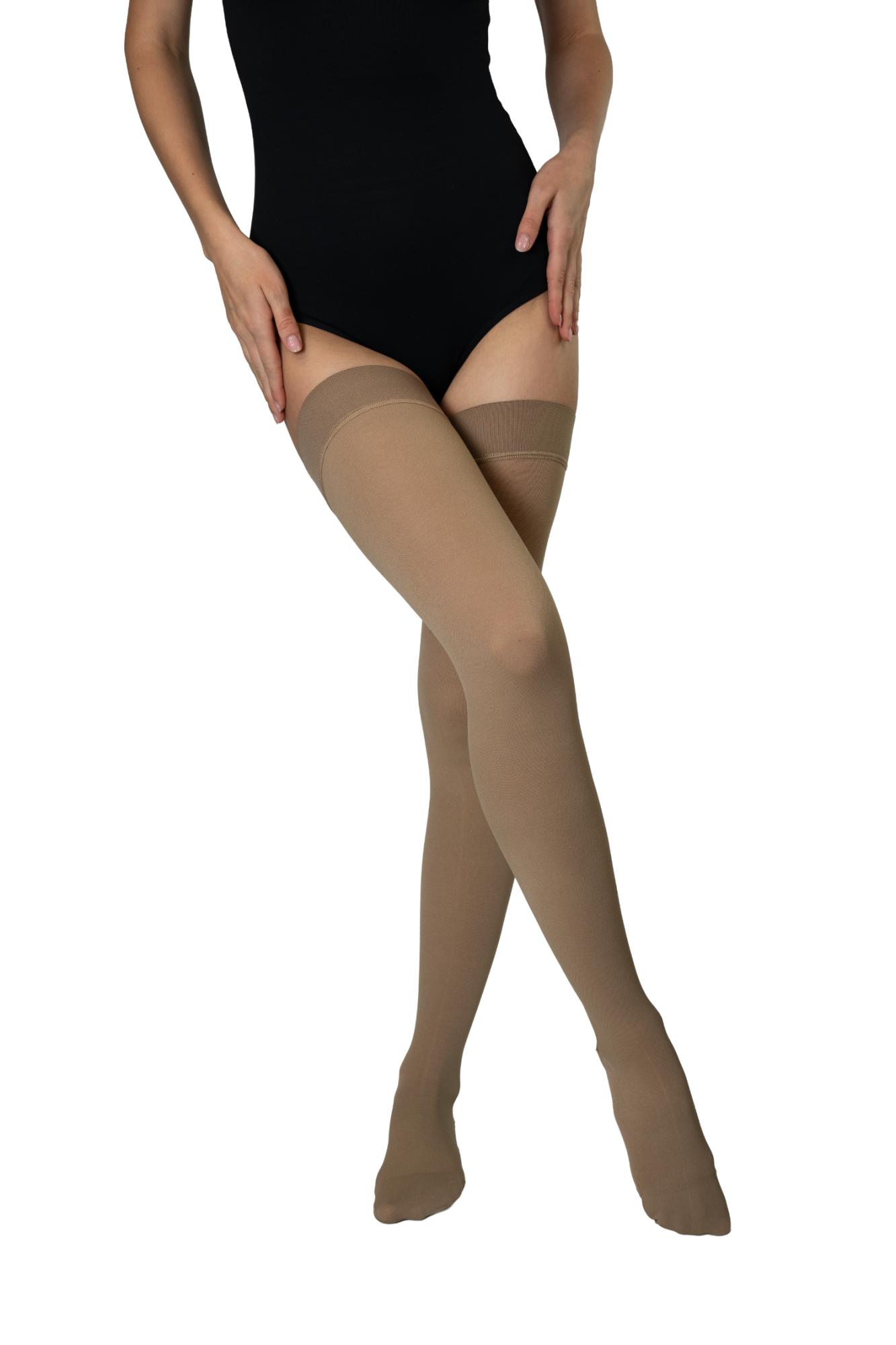 Носки медицинские компрессионные выше колена с закрытым носком, класс компрессии II 